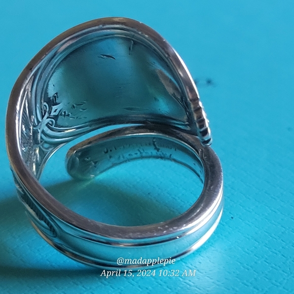 1867 Tiffany & Company/ John Polhamus Spoon Ring in Sterling Silver Luxury #50 - Picture 8 of 17
